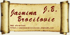 Jasmina Broćilović vizit kartica